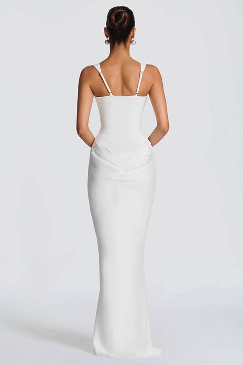 Sleek Sleeveless Bodycon Maxi Dress